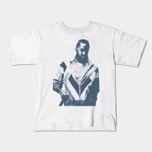 Nipsey - Blue Vintage Color Kids T-Shirt